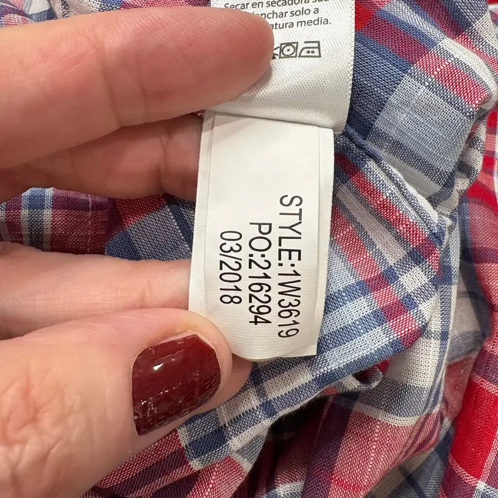 Vineyard Vines Mens Size M Classic Fit Tucker Shirt Button Up‎ Cotton Plaid